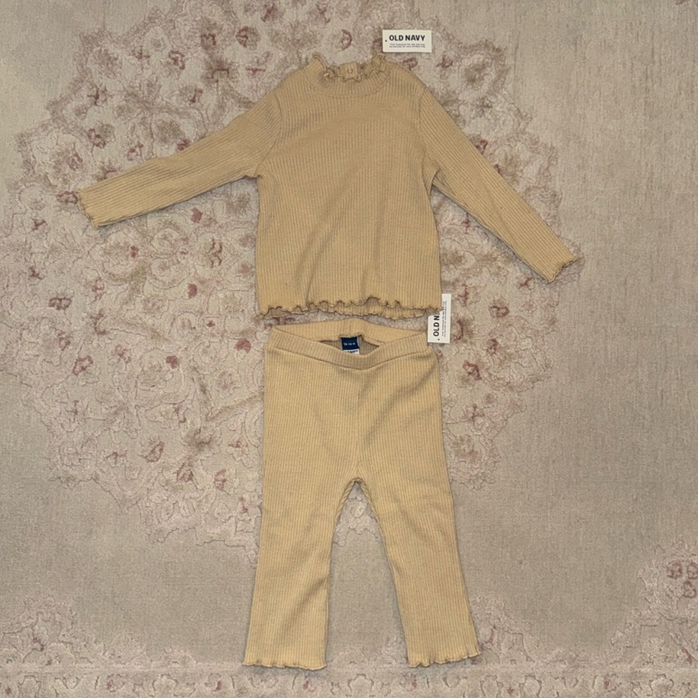 Old Navy | Plush Ribbed Top and Flare Pants for Baby